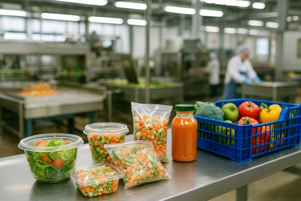 procesado de verduras y frutas